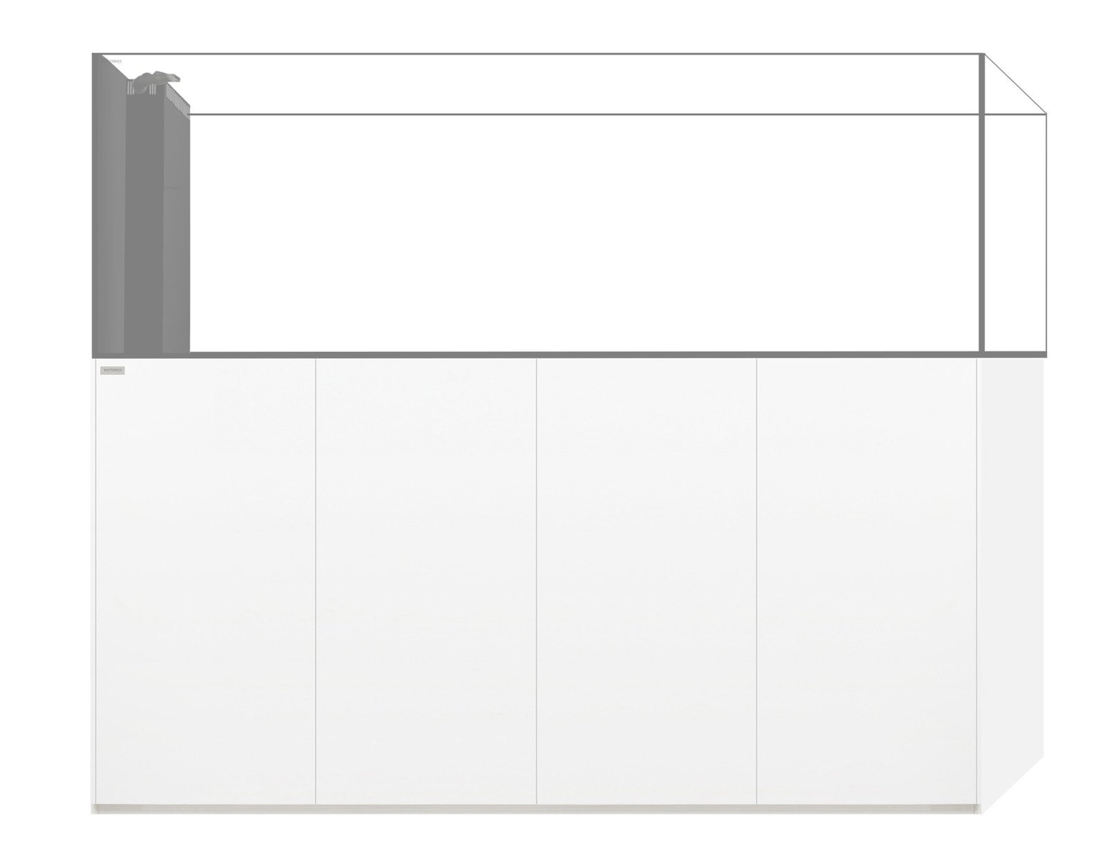 Buy Waterbox UVED 7225 Cabinet UAE White Marine Stand